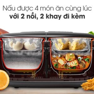 Nồi Cơm 2 Ngăn đa Năng Sharp 1.8l Kn Tc50vn Sl Bạc 090620 1011340